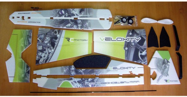 Actual product image RC Factory veloxity green / 1070 mm (Aerobatics)