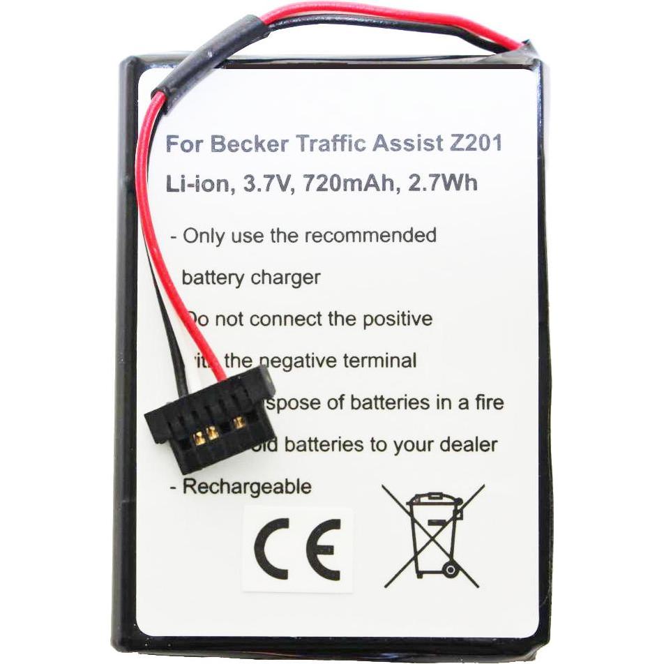 Thumbnail - Becker, Fahrzeug Navigation Zubehör, Akku Traffic Assist Z201, S30, 338937010150