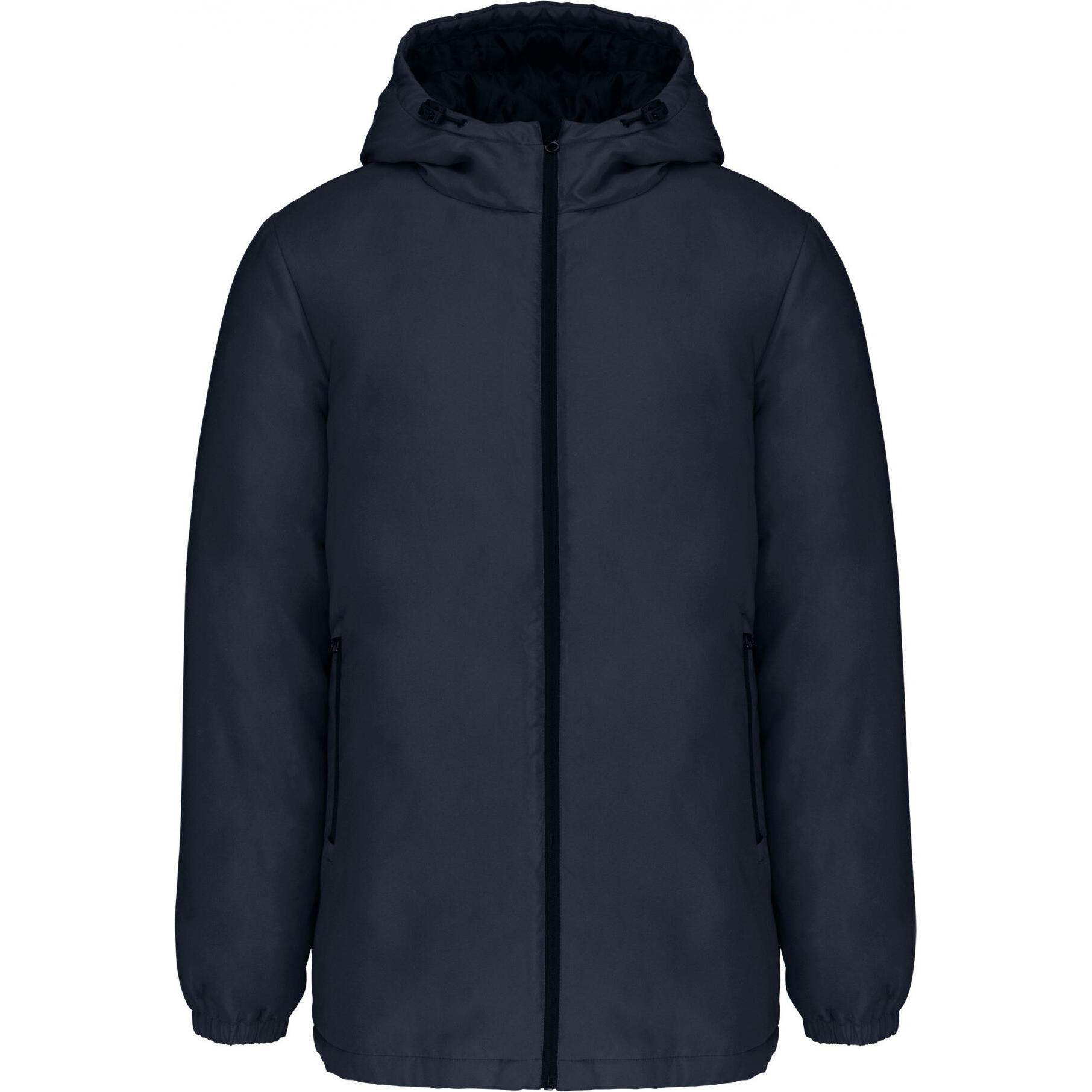 Kariban, Herren, Jacke, Recycelte Kapuzenparka (XL), Blau, XL