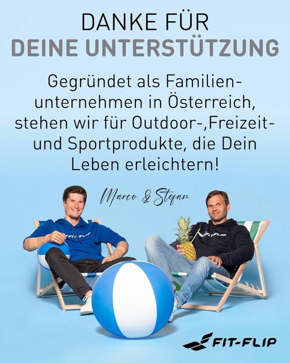 Image du produit Fit-Flip Strandtuch XXL Mikrofaser schnelltrocknendes Badetuch 200x90cm (200 x 90 cm)