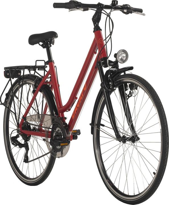 Produktbild Trekkingrad Damen 28" Metropolis Rot 21 Gänge RH 48 cm (48 cm)
