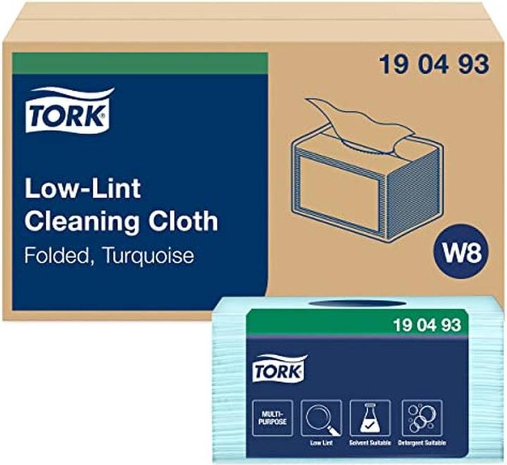 Immagine prodotto Tork Low-Lint Cleaning Cloths Blue 8x75 (75 pz.)