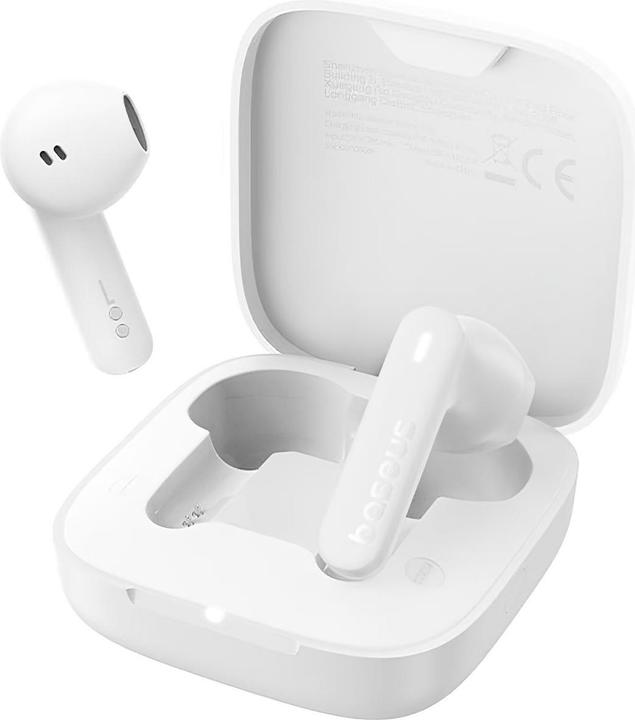 Actual product image Baseus Bowie E16 Kopfhörer True Wireless Earphones im Ohr Anrufe/Musik USB Typ-C Bluetooth Weiss (6 h, Wireless)