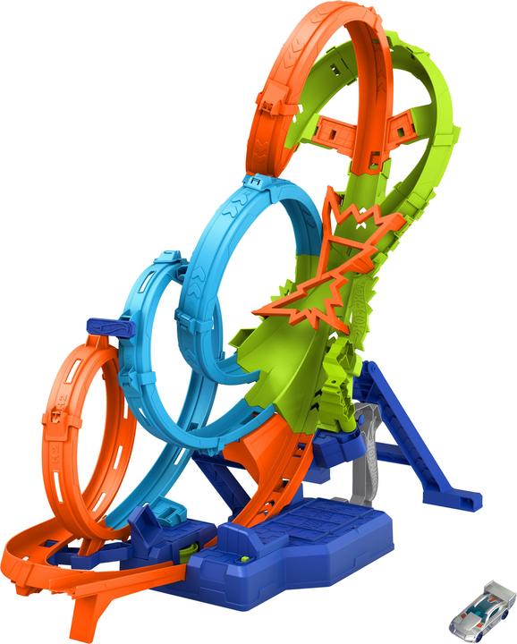 Produktbild Hot Wheels Action 4 Loopings Crash Gefahr