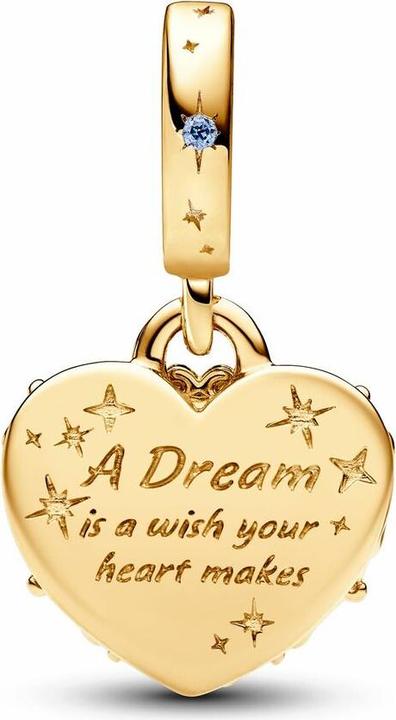 Produktbild Pandora Disney Cinderellas Kutsche & Herz Doppelter (Vergoldet, Emaille)