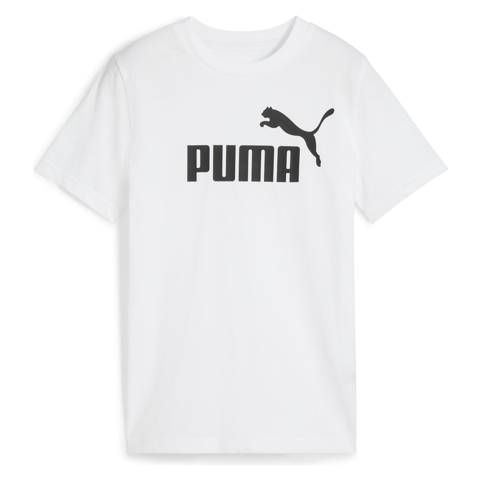 Puma, Jungen, Sportshirt, Ess No. 1 Logo Tee B (176), Weiss, 176