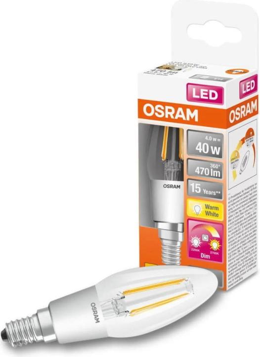 Actual product image Osram Superstar Classic B (E14, 40 W, 470 lm, 1 x, E)