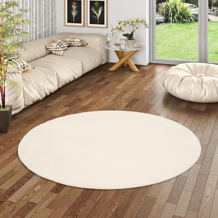 Actual product image Pergamon Luxury super soft high pile long pile carpet (120 x 120 cm)