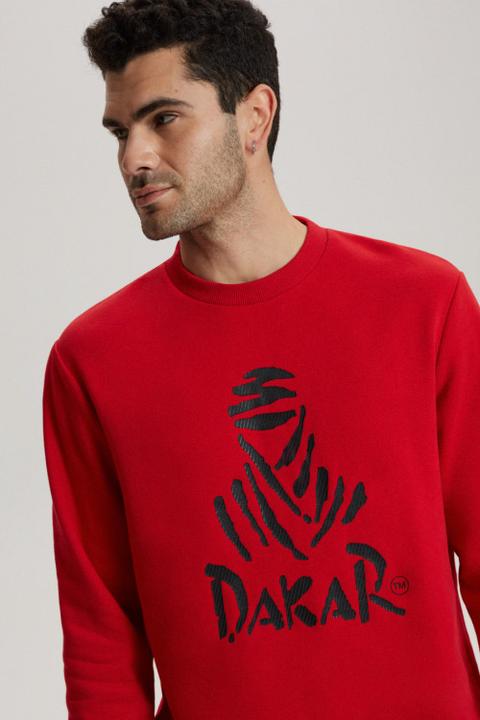 Actual product image Dakar SWEATER DKR 23 CREW 04 RED (L)