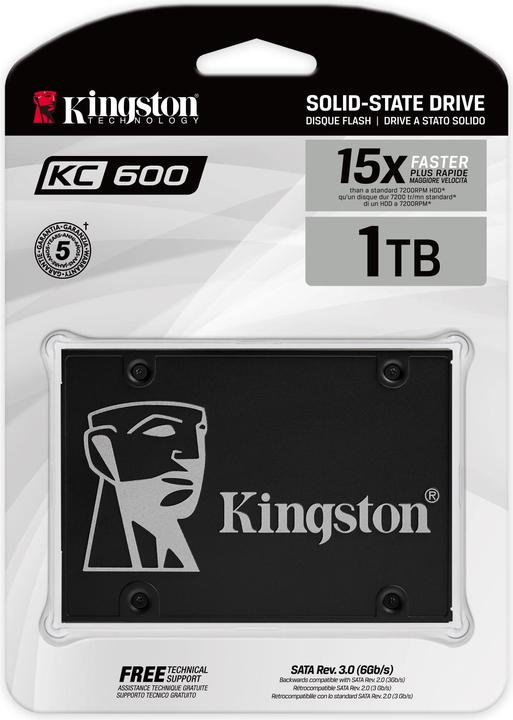 Produktbild Kingston KC600 (1024 GB, 2.5")