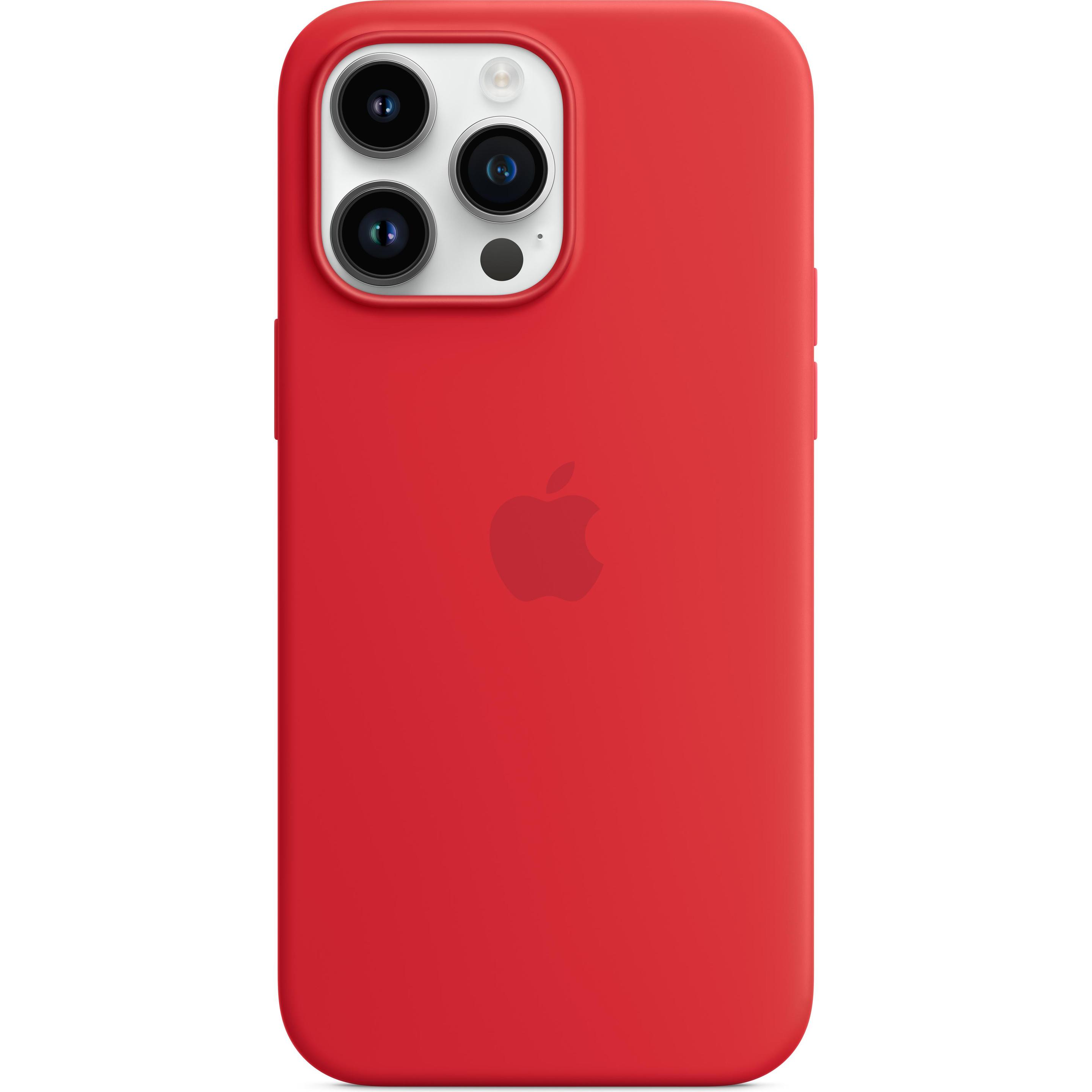 Apple Silicone Case with MagSafe (Apple iPhone 14 Pro Max), Smartphone Hülle, Rot