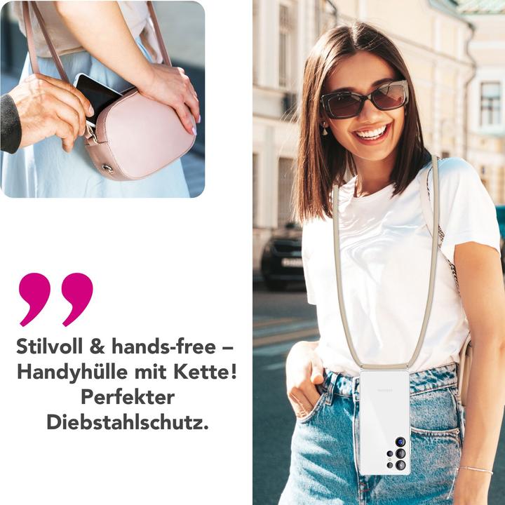 Image du produit Nalia Hangit - Klare Hülle mit Band zum Umhängen - Crossbody Lanyard Hardcover