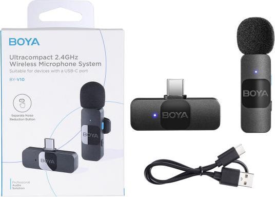 Actual product image Boya BY-V2.0 | 2.4 GHz Wireless Microphone System 2.4 GHz