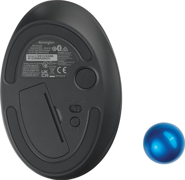 Actual product image Kensington Trackball Pro Fit Ergo Tb450 (Wireless)