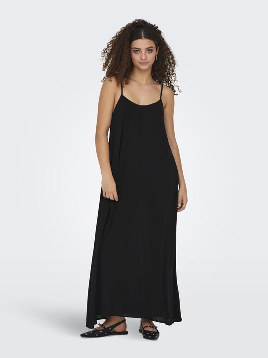 Produktbild Only Normal geschnitten Kleiner Stehkragen mit Knopfleiste Verstellbare Träger Langes Kleid Kleid (M)