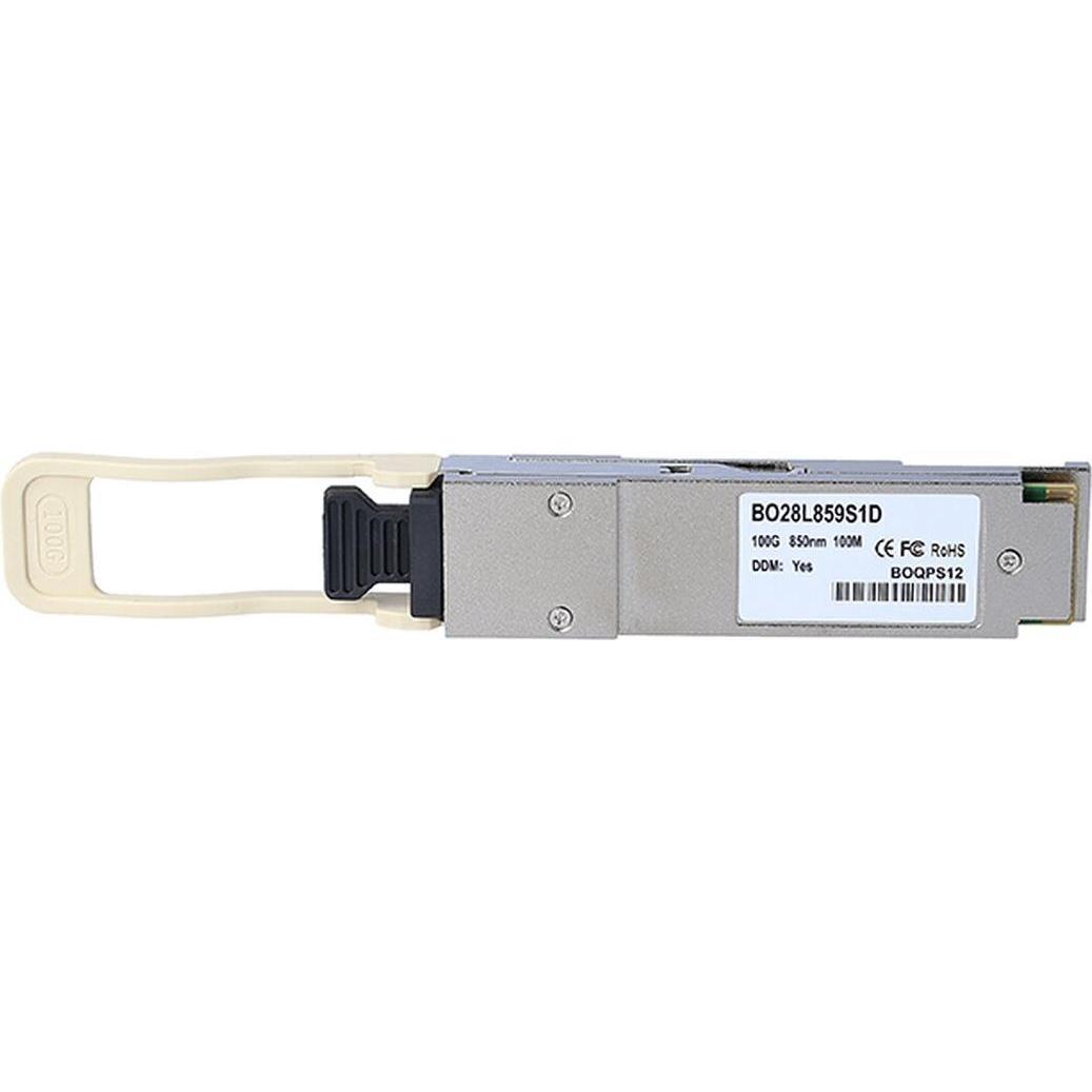 CBO Broadcom AFBR-89CDDZ kompatibler BlueOptics QSFP28 BO28L859S1D, Transceiver, Silber