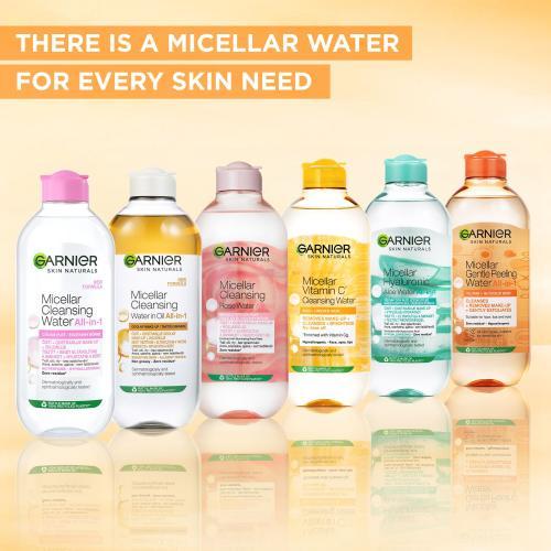 Image du produit Garnier Skin Naturals Eau micellaire biphasée Tout en un (Eau micellaire, 400 ml)