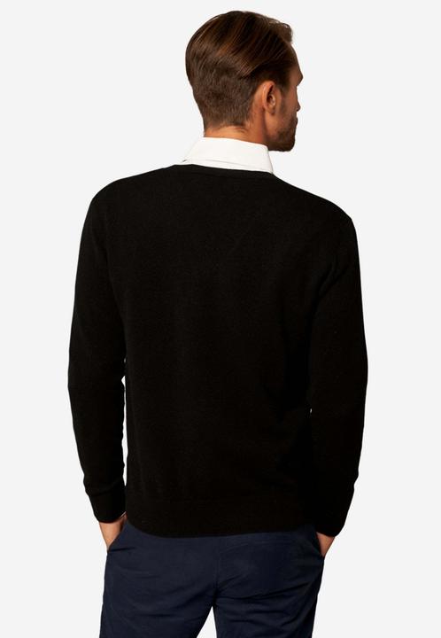 Produktbild Bellemere Pullover Solid V-Neck Merino Sweater (XL)