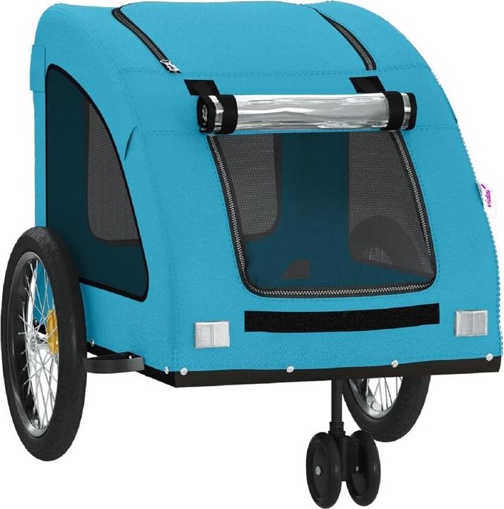 Produktbild VidaXL Fahrradanhänger Hunde Oxford-Gewebe und Eisen