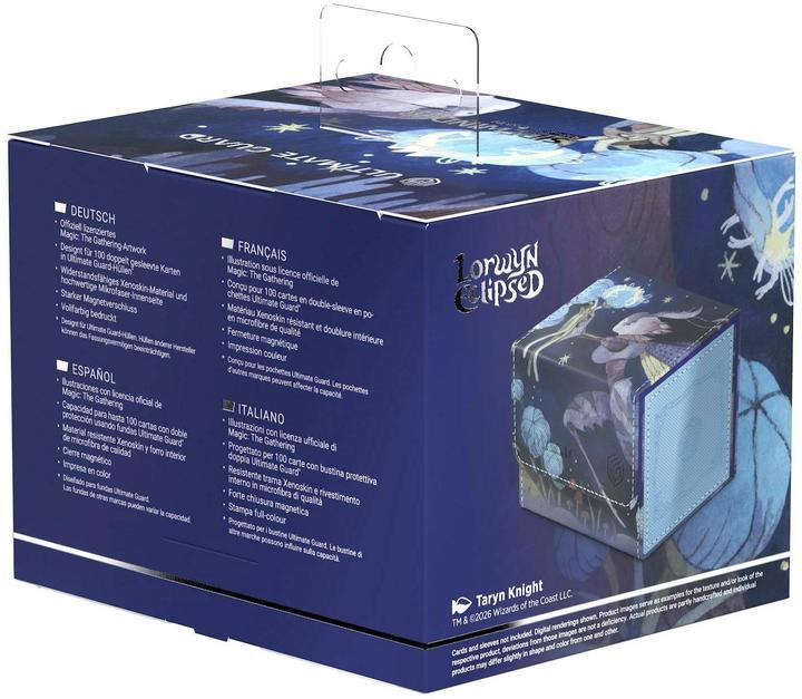 Actual product image Ultimate Guard Sidewinder 100+ Xenoskin Magic: The Gathering "Lorwyn Eclipsed" - Black Mythic (Alter