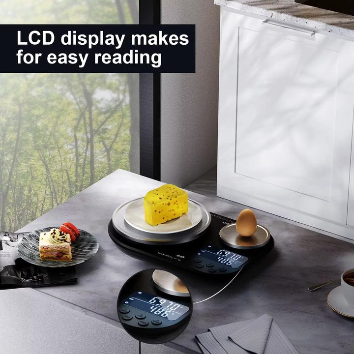 Actual product image Swissdetector Dual platform digital kitchen scale