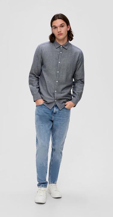 Produktbild s.Oliver Hemd Hemd aus Twill (XXL)