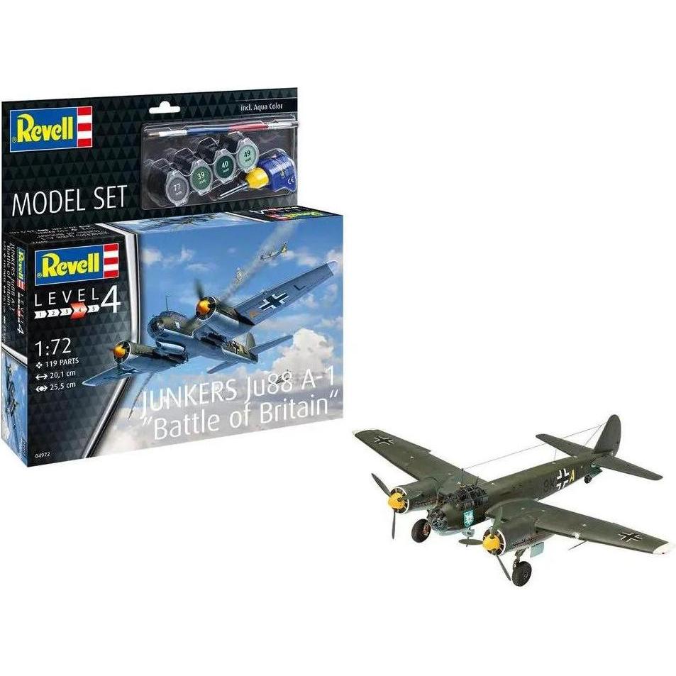 Revell Model Set Junkers Ju88 A-1 Battle of Britain