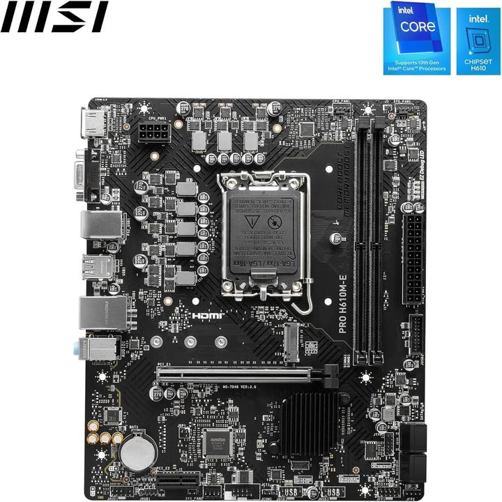 Produktbild MSI PRO H610M-E (LGA 1700, Intel H610, mATX)