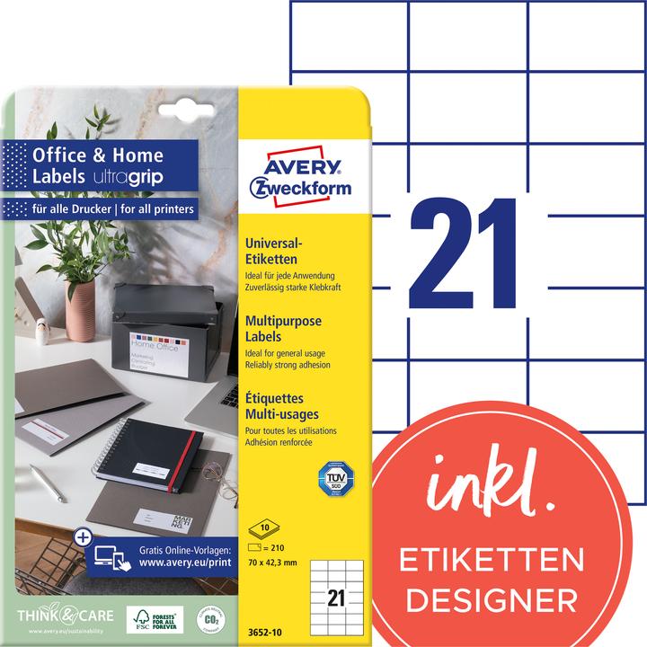 Produktbild Avery Universal-Etiketten
