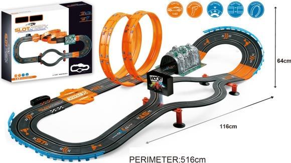 Produktbild Jinjun Toys Factory JJ Slot Racerbane 516cm 1:43