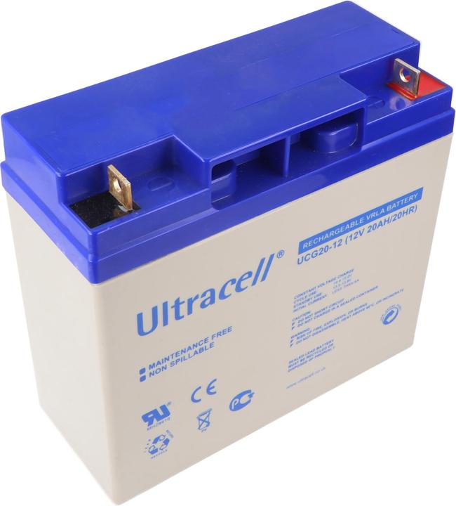 Actual product image Ultracell UCG20-12 12V 20Ah cycle-proof lead battery AGM lead gel battery (20 Ah)