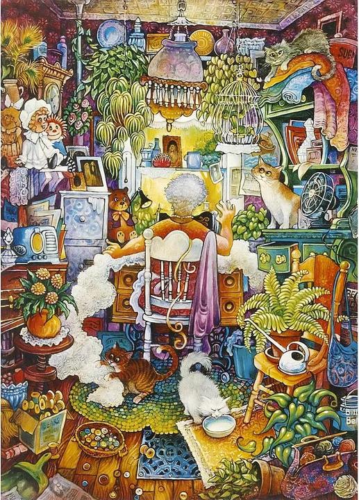 Produktbild Grafika The Sewing Lady (1000 Teile)