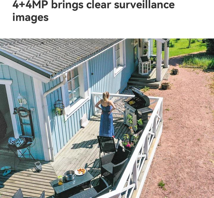 Productafbeelding Imou WRL CAMERA 4+4MP CRUISER DUAL2/PRO IPC-S7XFP-8U0WED (2560 x 1440 Pixels)