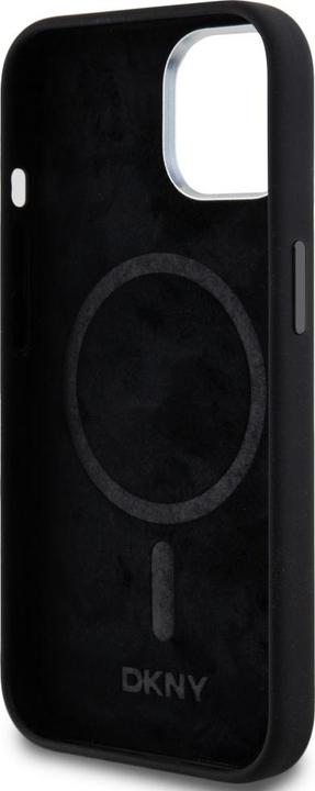 Produktbild DKNY DKHMP14SSMCHLK iPhone 14 / 15 / 13 6.1" czarny/black hardcase Liquid Silicone Small Metal Logo (Apple iPhone 14)