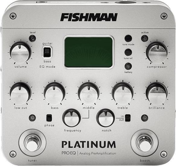 Fishman Platinum Pro EQ analoge voorversterker (Bass, Gitarre)