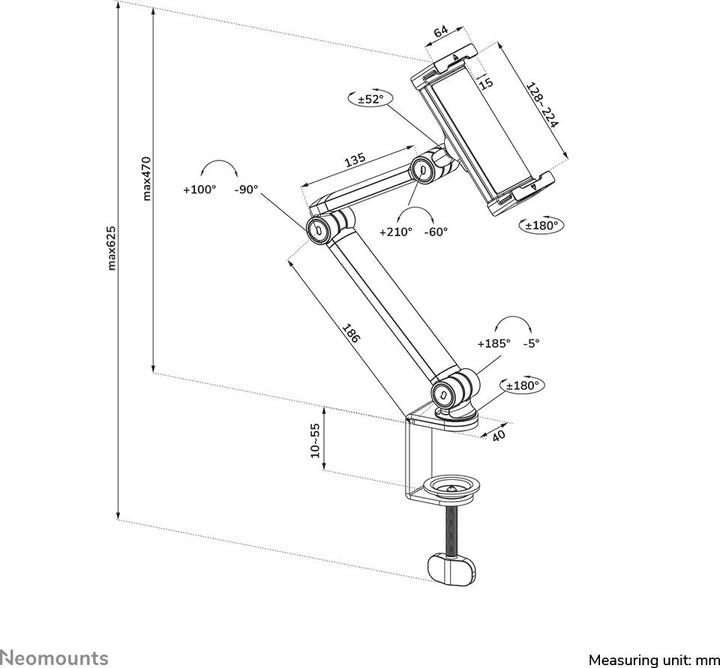 Image du produit Neomounts DS15-545WH1