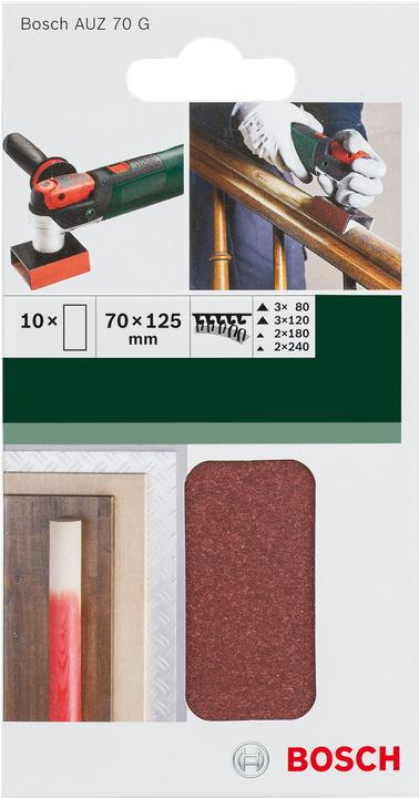 Actual product image Bosch Zubehör Sanding sheet set (80, 120, 180, 240)