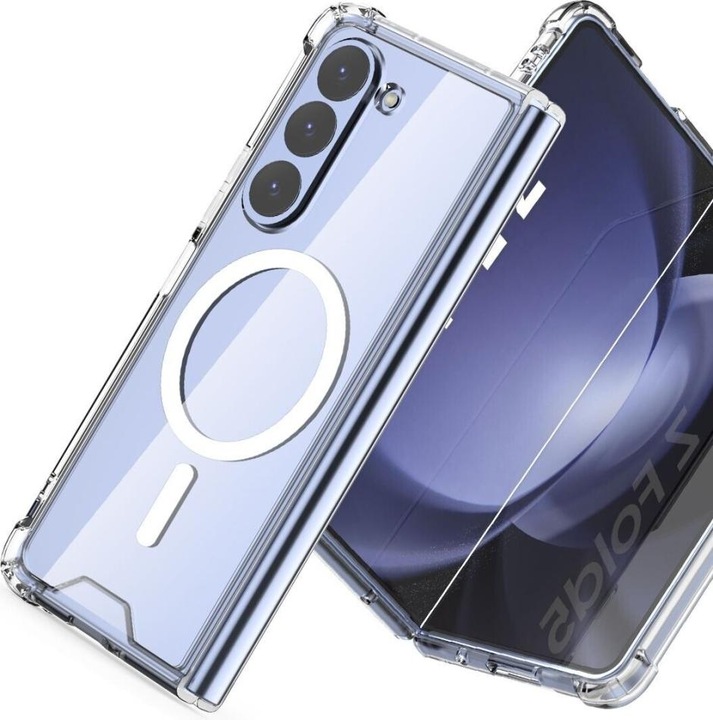 Produktbild Screenguard Magnetic Samsung Galaxy Z Fold5 Clear Case MagSafe Hülle (Samsung Galaxy Z Fold5)