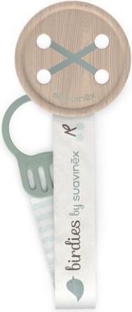 Actual product image Suavinex Schnullerband Birdies grün