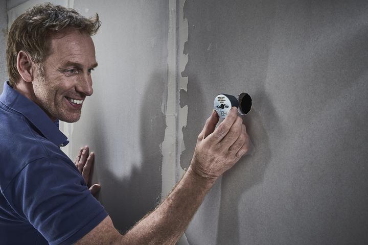 Actual product image wolfcraft 1 drilling aid set Ø35-70mm (70 millimetres)