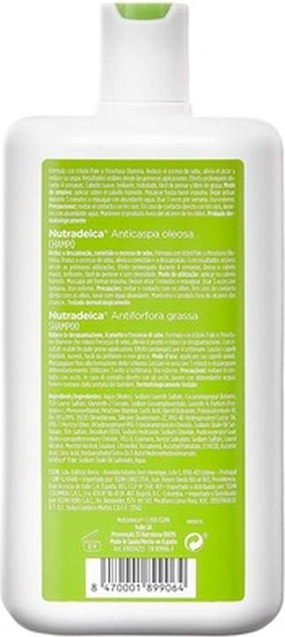 Produktbild Isdin Nutradeica Fett Schuppen Shampoo 400ml (Flüssiges Shampoo, 400 ml)