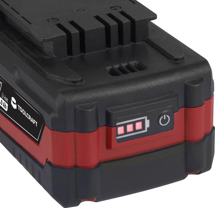 Actual product image Toolcraft Battery 20 V 5 Ah (20 V)