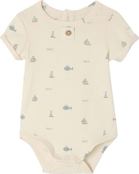 Produktbild Vertbaudet Bio-Kollektion: 2er-Pack Baby Bodys für Neugeborene mit Öffnung hinten (98)
