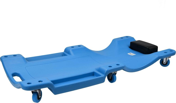Produktbild GEKO Kunststoffliegestuhl, 99,5x46,7x10,5cm, 6 Rollen (10.50 cm)