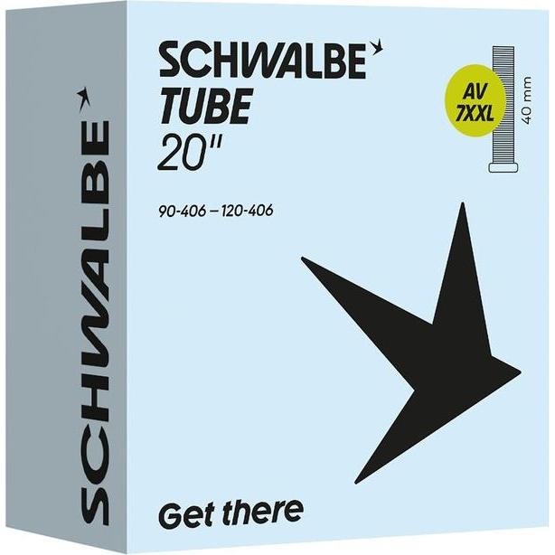 Schwalbe, Tubo per bici, (Schrader (AV), 20", 40 mm)