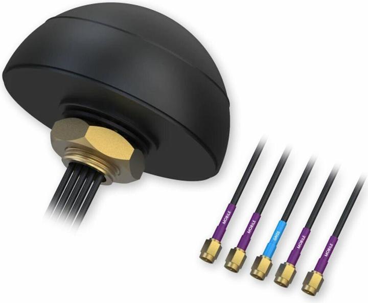 Teltonika COMBO QUAD MOBILE/GNSS roof SMA antenna (4G, GPS, 3G, GSM)
