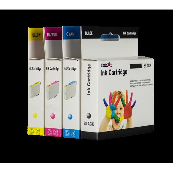 Print4U, Cartucce, Compatibile Epson T1812 Ciano 470 p.