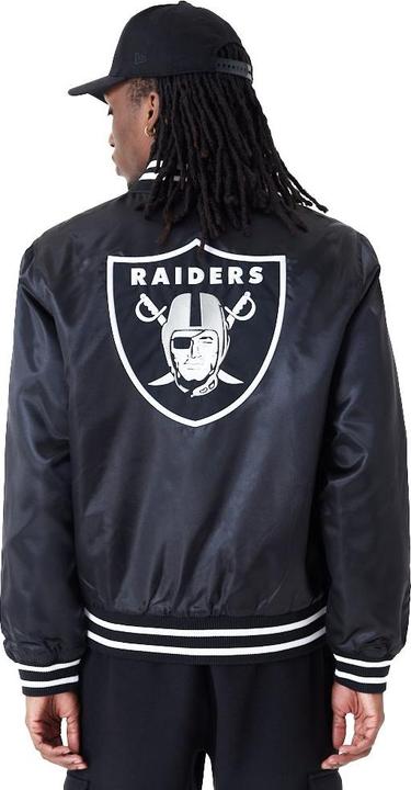 Produktbild New Era Varsity Satin Bomber Jacke Las Vegas Raiders - S (S)