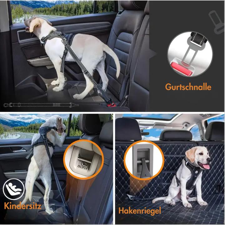 Actual product image Suba Dog safety belt for car (Dog, Reflectors, Safety closure)