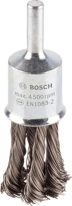 Actual product image Bosch Professional Zubehör PRO Stainless Steel heavy brush, straight shaft, 19 x 0.35 mm